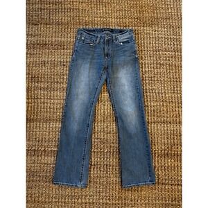 BLACK‎ Low Rise Boot Jeans Men's 28x32 Blue Wash Denim Bootcut